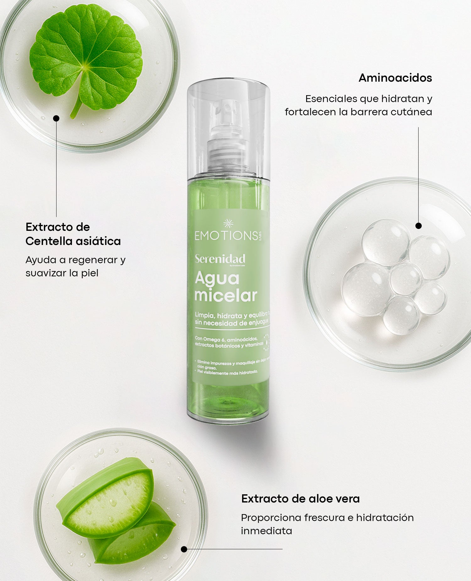 Agua Micelar Serenidad 200 ml