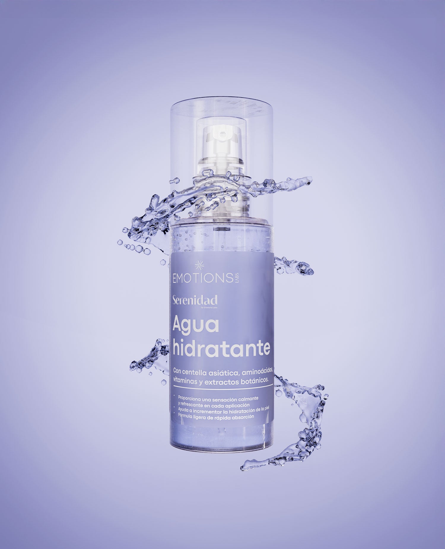 agua hidratante serenidad Emotions Labs