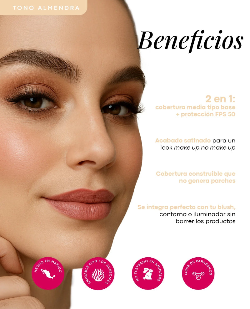 PROTECTOR SOLAR CON COLOR (BASE) 25G