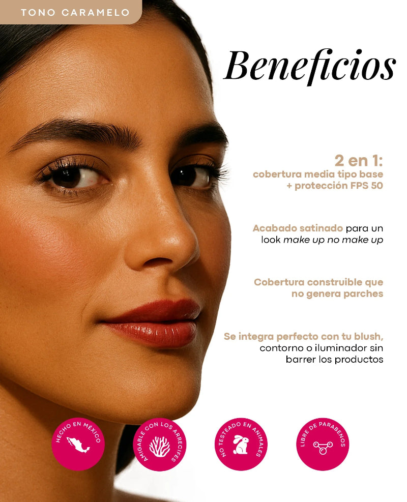 PROTECTOR SOLAR CON COLOR (BASE) 25G