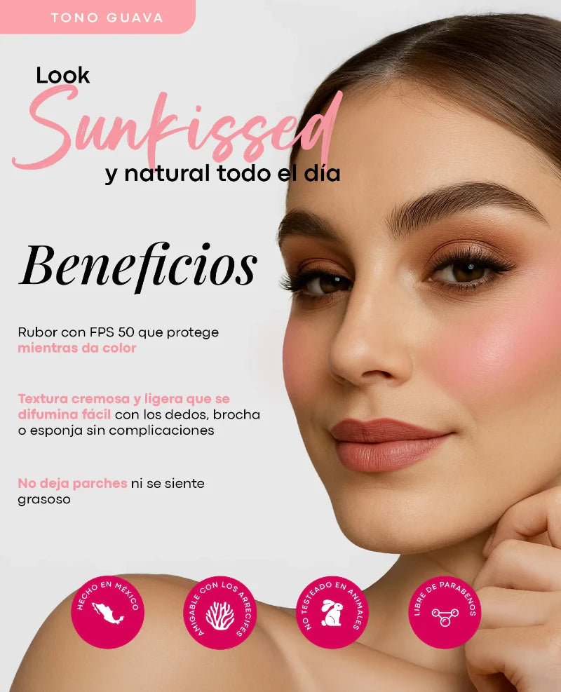 PROTECTOR SOLAR CON BLUSH (RUBOR) 8G