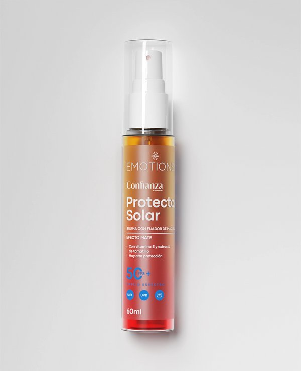 PROTECTOR SOLAR EN BRUMA CONFIANZA FPS 50+ 60 ML