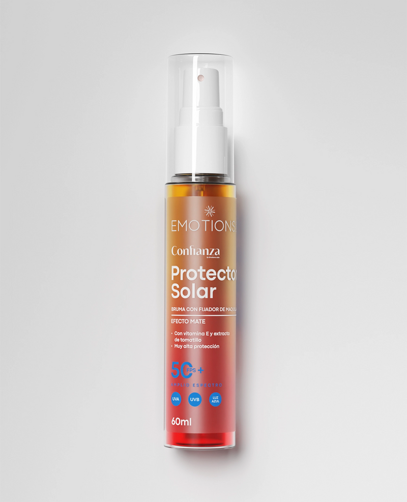 PROTECTOR SOLAR EN BRUMA CONFIANZA FPS 50+ 60 ML