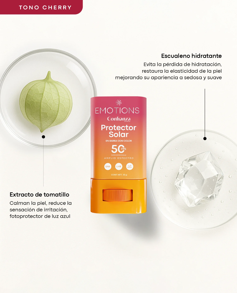 Protector Solar con Blush (rubor) 25 g