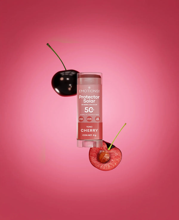 Protector Solar con color Confianza 8 g (Tono Cherry)