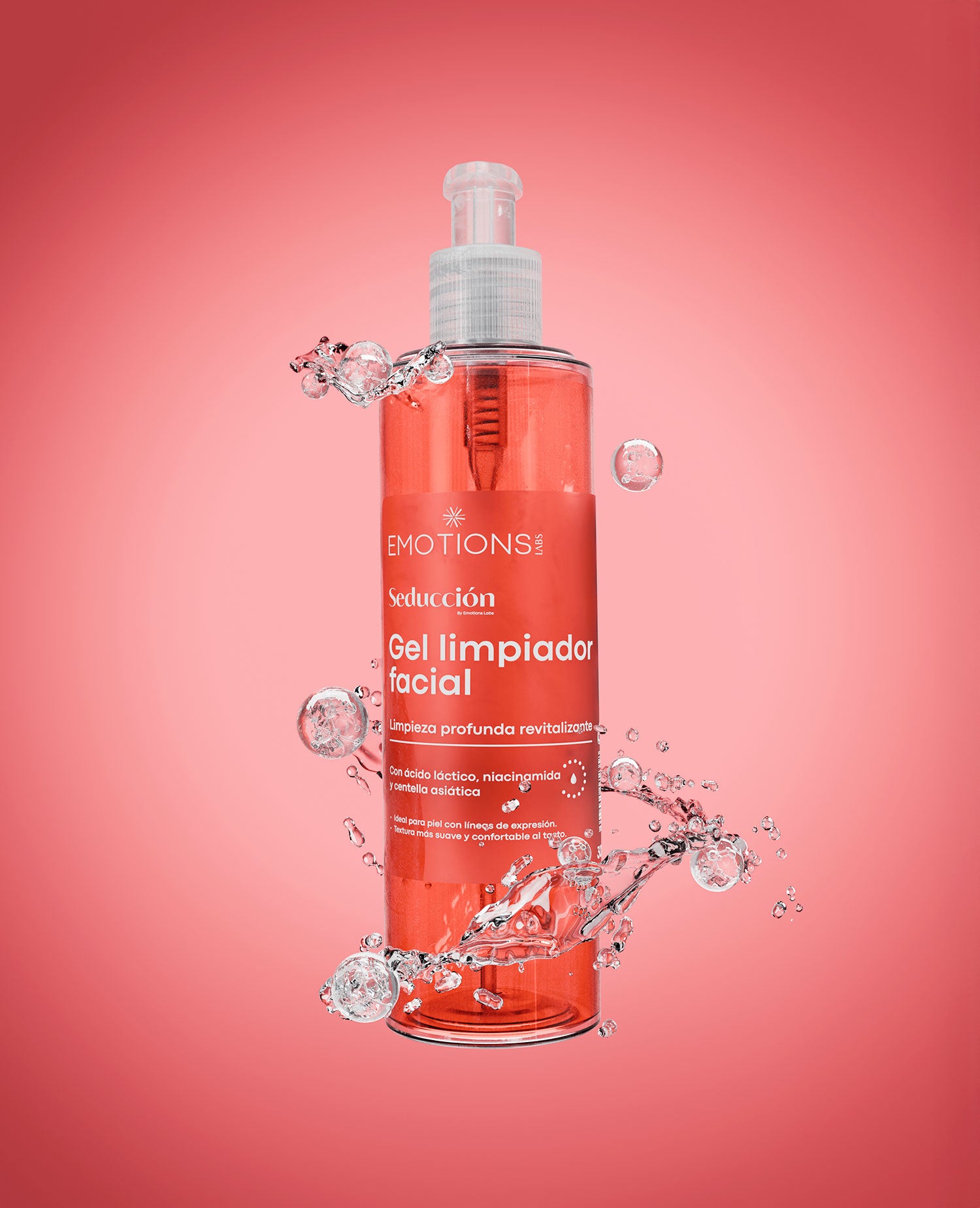 Gel limpiador facial Seduccion limpieza profunda revitalizante Emotions Labs