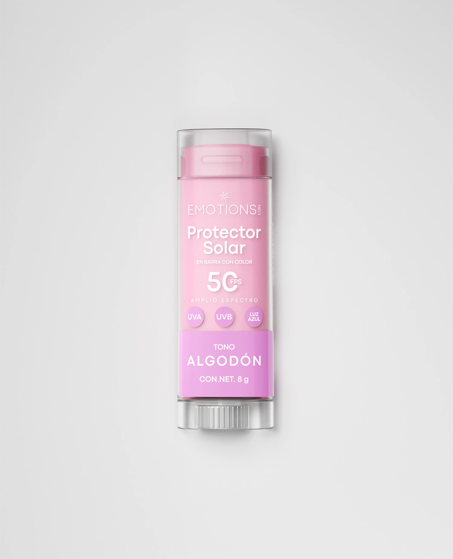 Protector Solar con color Confianza  8 g (Tono Algodón)