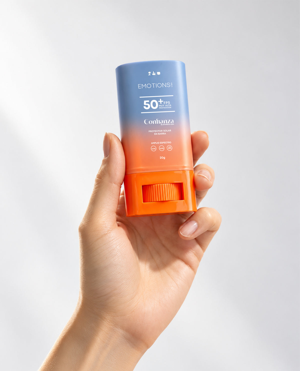 PROTECTOR SOLAR EN BARRA CONFIANZA 50 FPS+ 20 G
