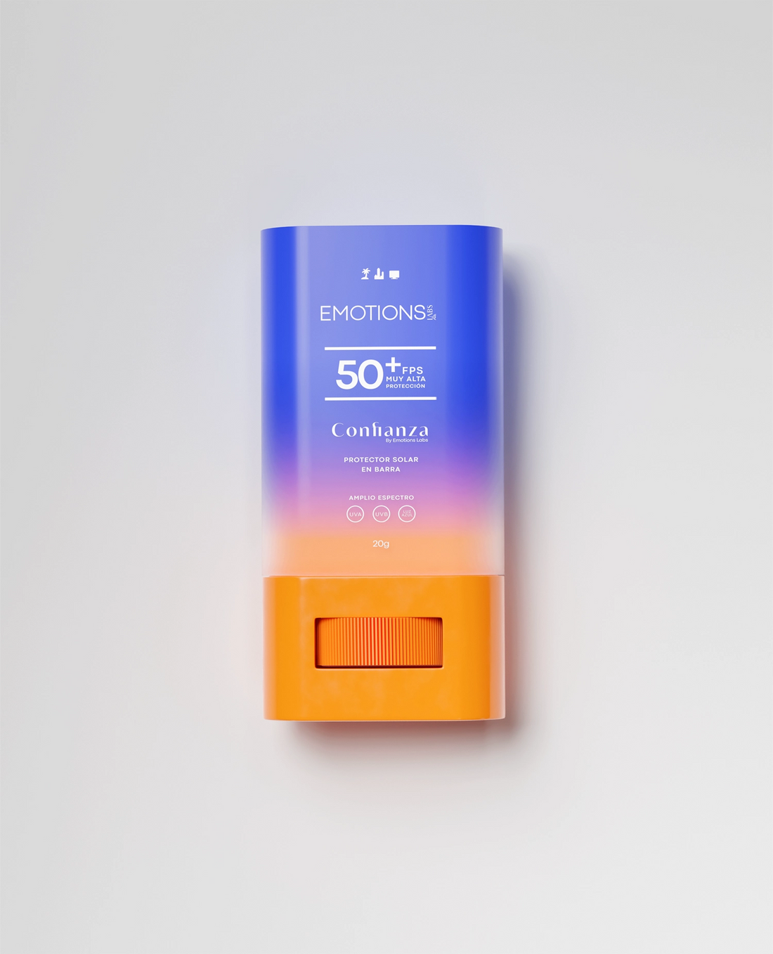 PROTECTOR SOLAR EN BARRA CONFIANZA 50 FPS+ 20 G