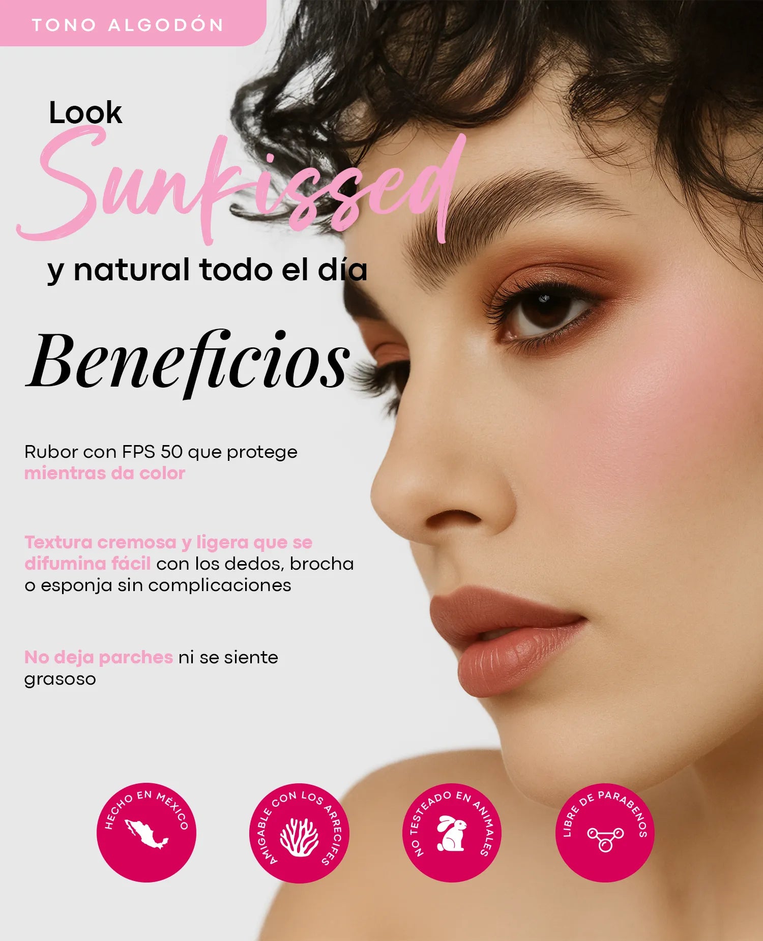 PROTECTOR SOLAR CON BLUSH (RUBOR) 8G