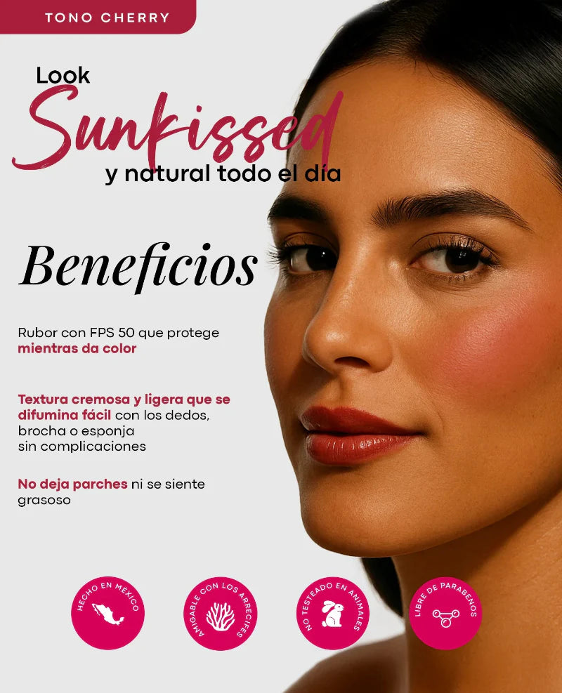 PROTECTOR SOLAR CON BLUSH (RUBOR) 8G