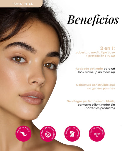 Protector Solar con Color (base) 25g