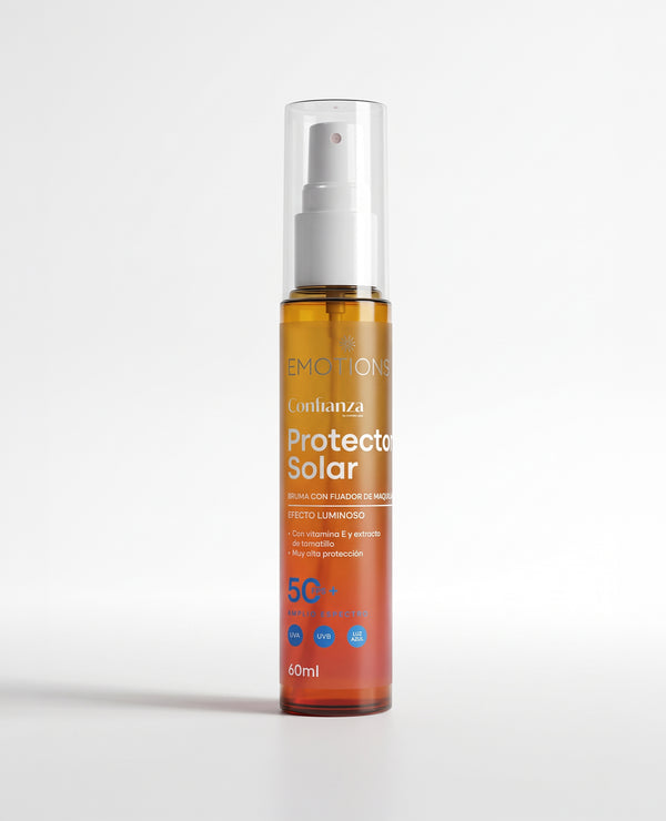 PROTECTOR SOLAR EN BRUMA CONFIANZA  FPS 50+ 60 ML