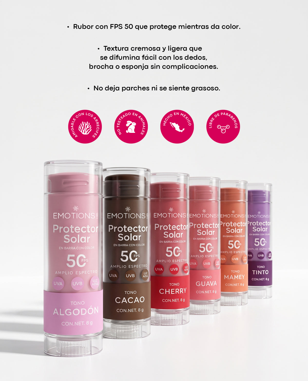 PROTECTOR SOLAR CON BLUSH (RUBOR) 8G