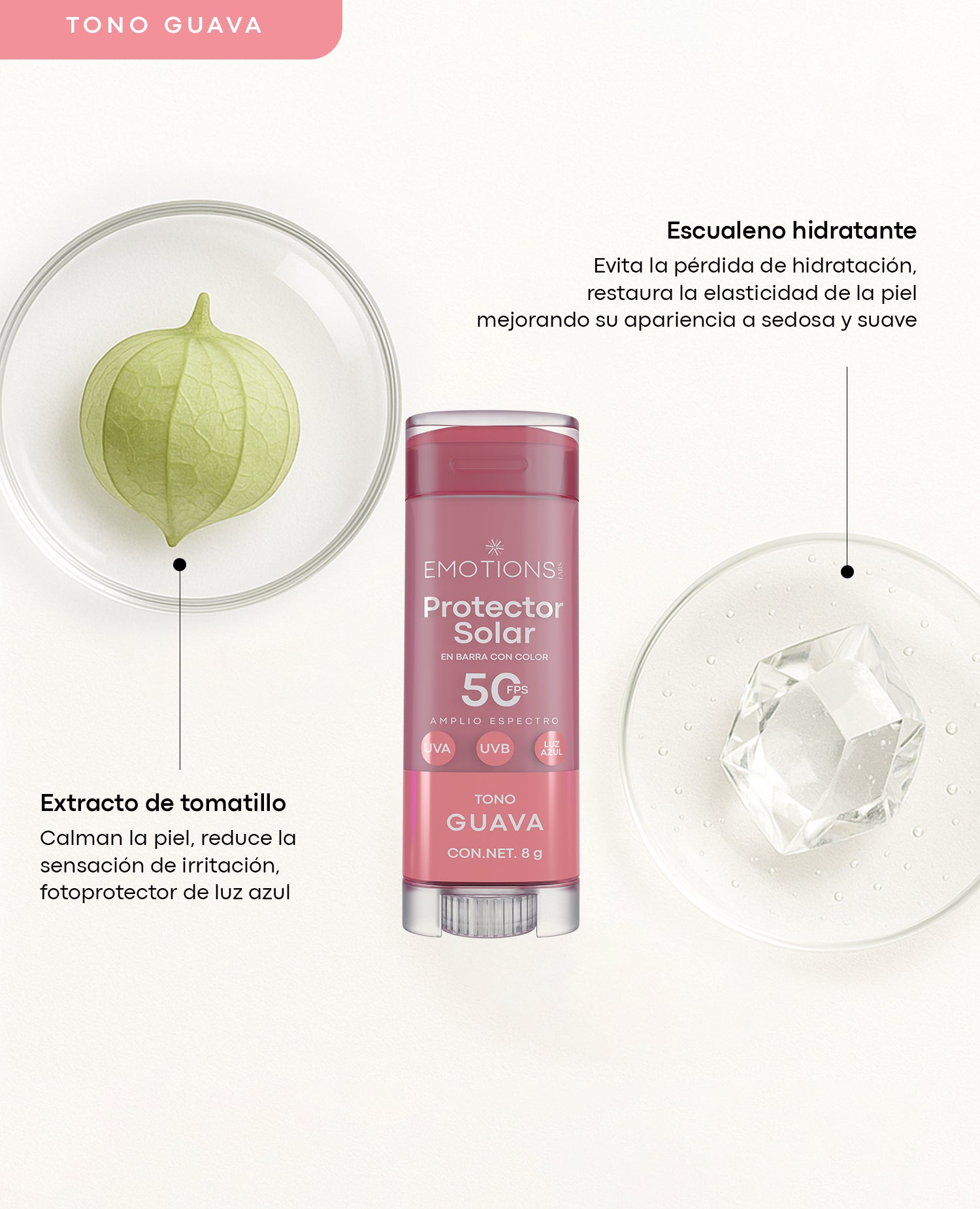 PROTECTOR SOLAR CON BLUSH (RUBOR) 8G