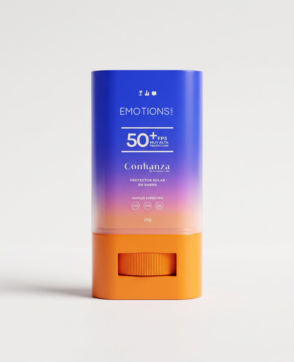 PROTECTOR SOLAR EN BARRA CONFIANZA 50 FPS+ 20 G