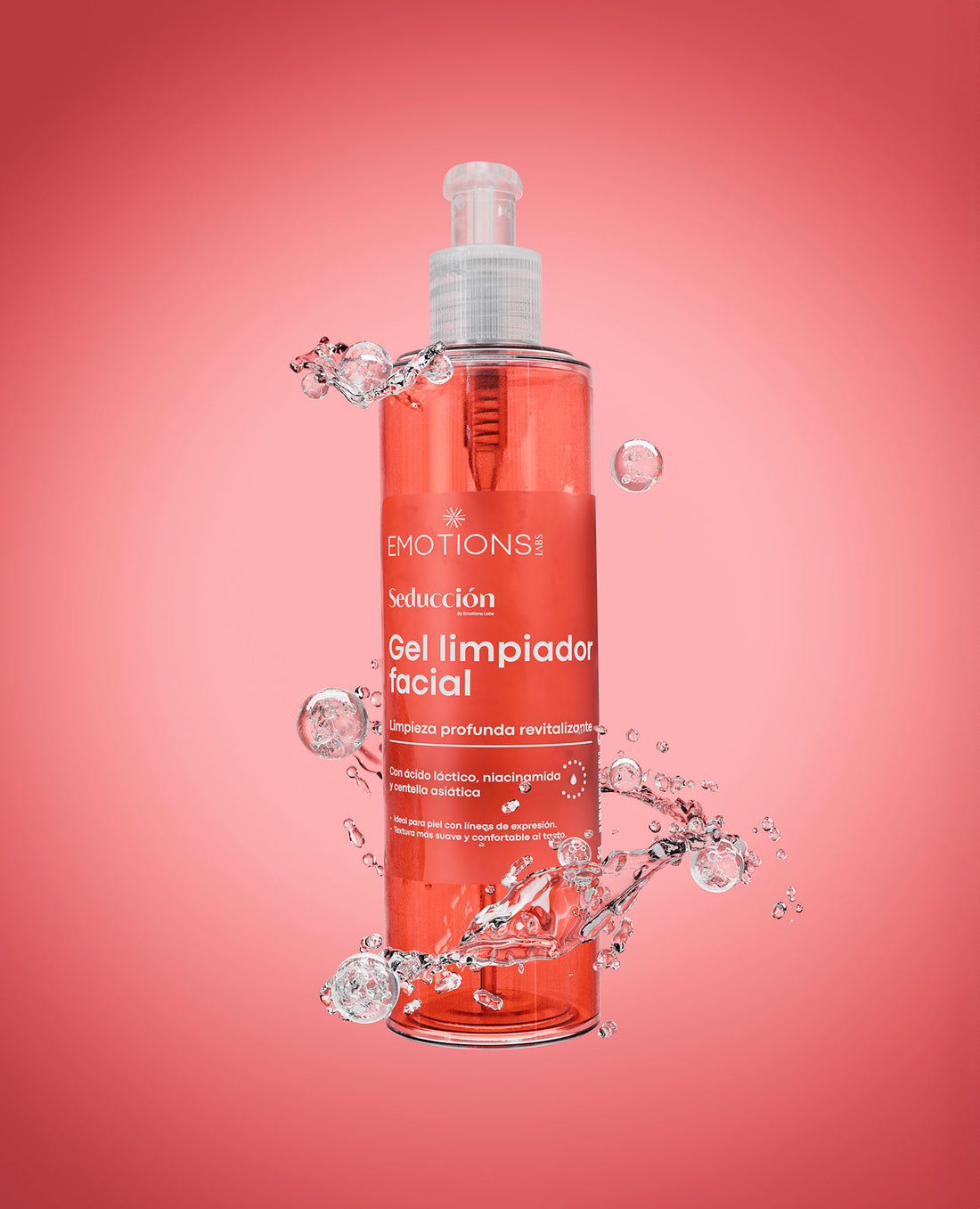 Gel limpiador facial Seduccion limpieza profunda revitalizante Emotions Labs